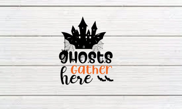 Ghosts Gather Here: Halloween Graphics for Crafts