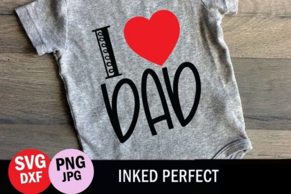 I Love Dad Graphics: A Crafts-First Design Asset for Real Publishing
