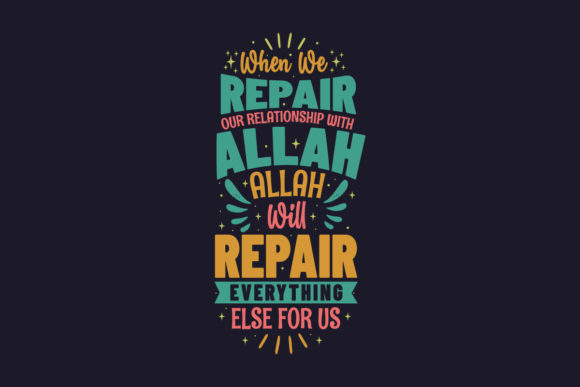 Islamic, When We Repair Graphics & Crafts