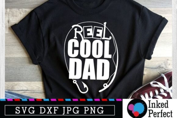 Reel Cool Dad: A Fishing-Themed Embroidery Design