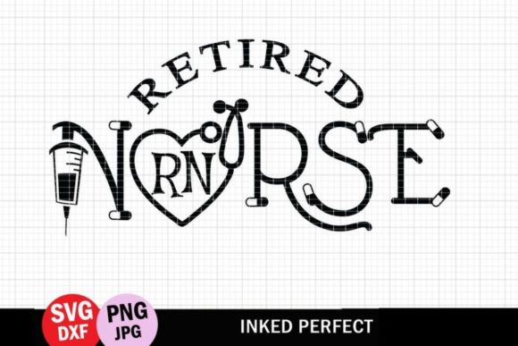 Retired Nurse Graphics and Crafts