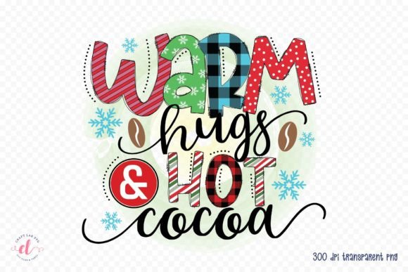 Warm Hugs Hot Cocoa, Winter PNG